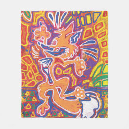  Ilustración de Mola2 フリースブランケット