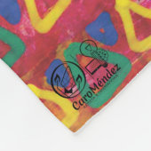  Ilustración de Mola2 フリースブランケット (角)