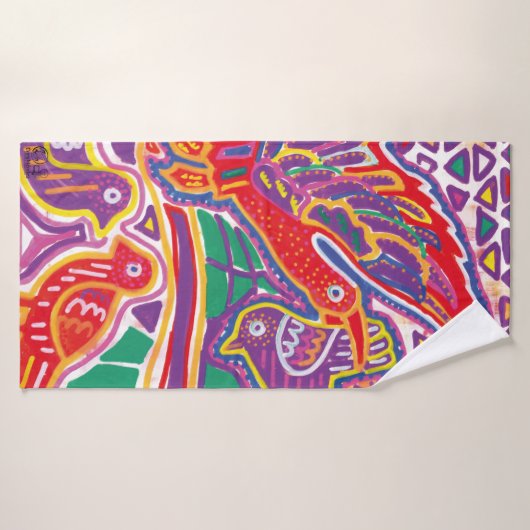 Ilustración de Mola3 バスタオル (バスタオル)