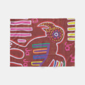 Ilustración de Mola4 フリースブランケット (正面(横))