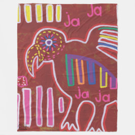 Ilustración de Mola4 フリースブランケット