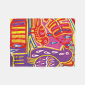  Ilustración de Mola5 フリースブランケット (正面(横))