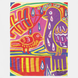  Ilustración de Mola5 フリースブランケット