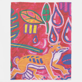 Ilustración de Mola6 フリースブランケット