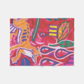 Ilustración de Mola6 フリースブランケット (正面(横))