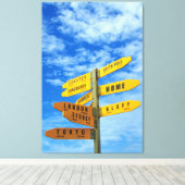 iLUV旅行32x48 キャンバスプリント (インサイチュ (ウッドフロア))