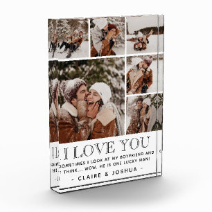 「ILVE YOU」&引用文モダン6フォトコラージュ フォトブロック