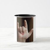 ILYのハート手 マグカップ (中央)