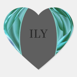 ILYステッカー ハートシール