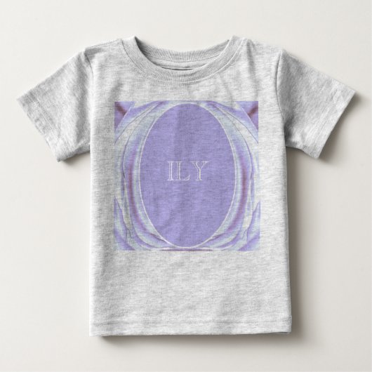 ILY子供用Tシャツ ベビーTシャツ (正面)