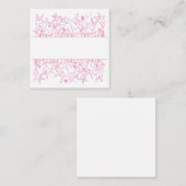 ILY開花-名前をカスタムするASLデザイン エンクロージャーカード (正面/裏面)