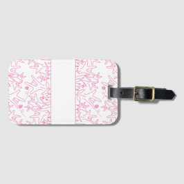 ILY開花-名前をカスタムするASLデザイン ラゲッジタグ