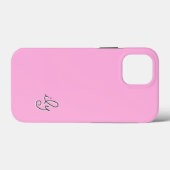 ILY – 私はあなたを愛している – プレーンピンクカスタマイズ-it - Case-Mate iPhoneケース (裏面 (横))
