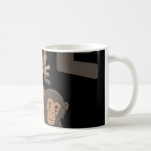 ILY APE ASLハンドジェスチャーろう難聴Awarene コーヒーマグカップ (右)