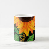 ILY ASLハンドジェスチャーろう難聴認識度 コーヒーマグカップ (中央)