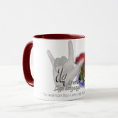 ILY ASL マグカップ (正面左)