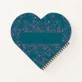 ILY Bloom - Custom Name ASL Design ノートブック (裏面)