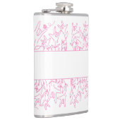 ILY Bloom - Custom Name ASL Design フラスク (右)