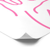 ILY Bloom - Custom Name ASL Design ポスター (角)