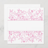 ILY Bloom - Custom Name ASL Design 招待状 (正面/裏面)