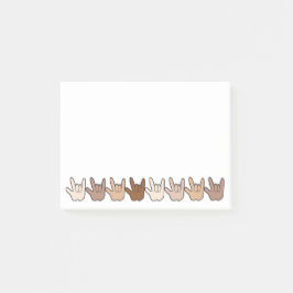 ILY Hands Post-Itメモ ポストイット