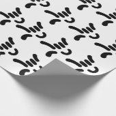 ILY (I Lave You) ASL -手話ギフトラッピング ラッピングペーパー (角)