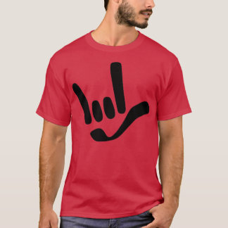 ILY I Love You ASL American Sign Languageデザイン Tシャツ