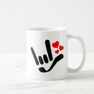 ILY in Every Sip コーヒーマグカップ