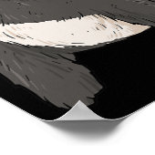 ILY Panda ASLハンドジェスチャーろう難聴を認識 ポスター (角)