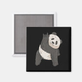 Ily Panda Asl Hand Gesture Deaf Hearing Loss Aware マグネット (正面/裏面)