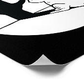 ILY Rabbit ASLハンドジェスチャーろう難聴Awar ポスター (角)