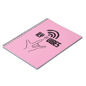 ILY Vibes - ASL Design ノートブック (左側)