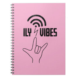 ILY Vibes - ASL Design  ノートブック