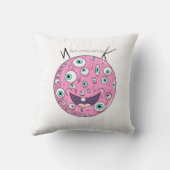 ilyaのkonyukhovによるピンクモンスターの枕 クッション (裏面)