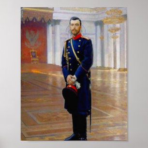Ilya Repin – ニコライIIのポートレート ポスター