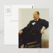 Ilya Repin – 作曲家Anatoly Lyadovのポートレート ポストカード (正面/裏面)