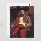 Ilya Repin – 作曲家Cesar Cuiのポートレート ポストカード (正面/裏面)