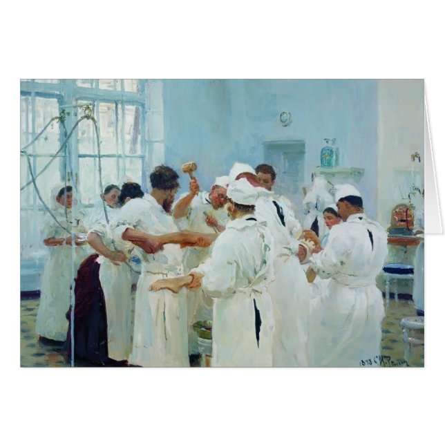 Ilya Repin-手術室の外科医 (正面横)