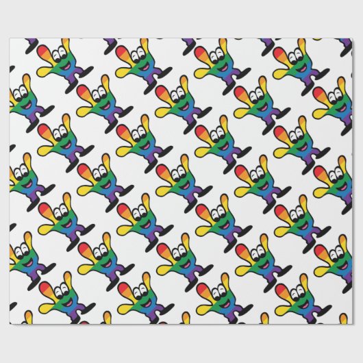 ILYrainbowFinal ラッピングペーパー (フラット)