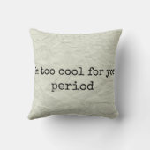 Imあなたのために余りにクール十代の若者たちの枕 クッション (裏面)