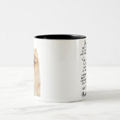 imあなたのポメラニア犬皮肉グラフィック非常に犬lo ツートーンマグカップ (中央)