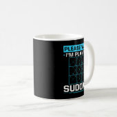 Imおもしろいの遊Sudoku Sudoku選手パズルゲーム コーヒーマグカップ (正面右)