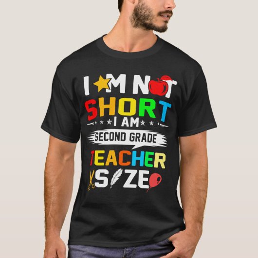 imがshortでないimの2年生の先生サイズ tシャツ (正面)