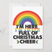 ImこちらIm同性愛者とImクリスマス応援 ‏ 招待状 (正面)