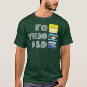 Imこの古いVHSフロッピーディおもしろいスクカセットのテープOl Tシャツ