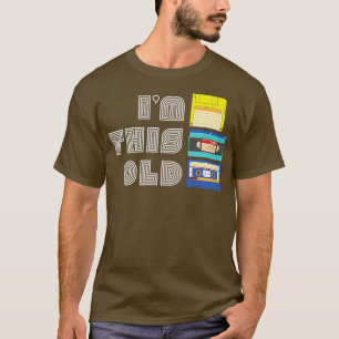 Imこの古いVHSフロッピーディおもしろいスクカセットのテープOl Tシャツ