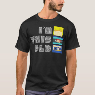 Imこの古いVHSフロッピーディおもしろいスクカセットのテープOl Tシャツ