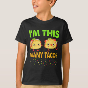 Imこの多くのタコス第2誕生日トゥーズデイシンコD Tシャツ