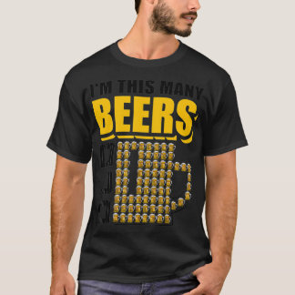 Imこの多くのビール旧75誕生日75年 Tシャツ