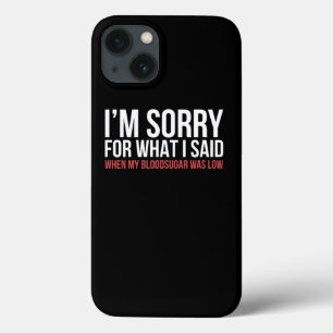 IMごめんなさいT1Dタイプ1糖尿病認識度贈呈女性  iPhone 13ケース